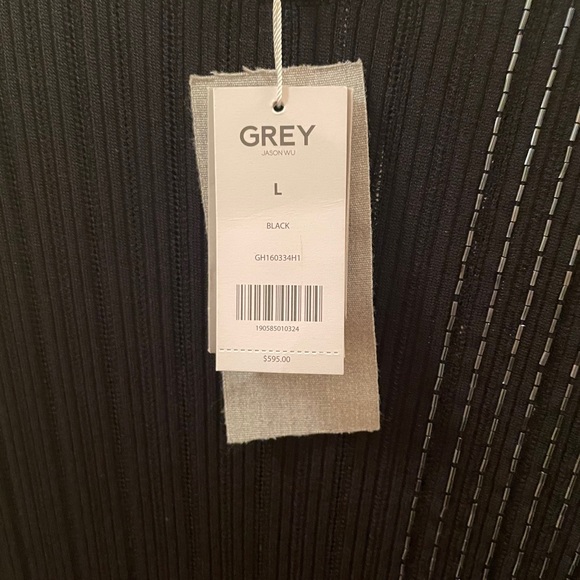 GREY Jason Wu Beaded Knit MIDI Dress - Picture 6 of 11